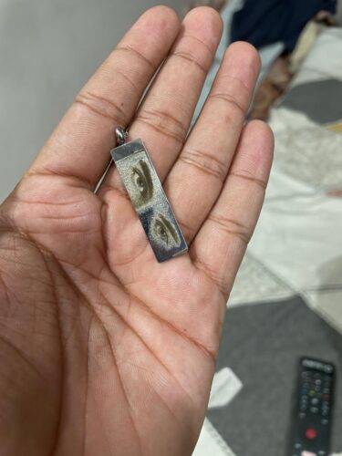 Personalized Eye Pendant, Personalized Eye Necklace Jewellery photo review