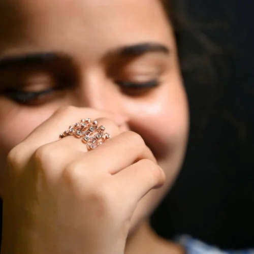 Stree 2 in 1 Rose Gold Ring to Bracelet photo review