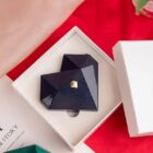 Luxury black heart-shaped ring box for rings – Stree World jewelry gift for her