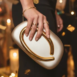 Ashley Golden Clutch