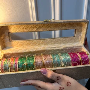 60 Diamond Bangles with Ghungroo Bangles